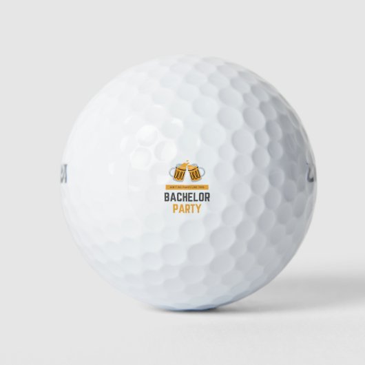 Vrijgezellenfeest Golfballen (Voorkant)