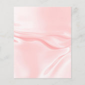 Vrijgezellenfeest goot roze jurk flyer (Achterkant)