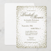 Vrijgezellenfeest | GoudConfetti Kaart (Voorkant / Achterkant)