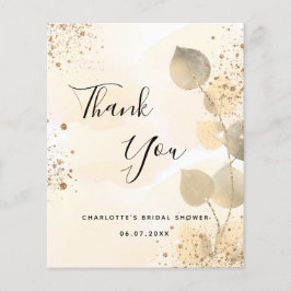 Vrijgezellenfeest gouden eucalyptus