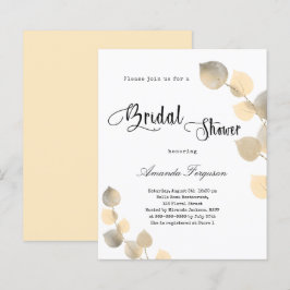 Vrijgezellenfeest gouden eucalyptus - begrotingsui