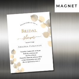 Vrijgezellenfeest gouden eucalyptus sprigs luxe