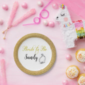 Vrijgezellenfeest grafische kaart te gebruiken papieren bordje (Feest)