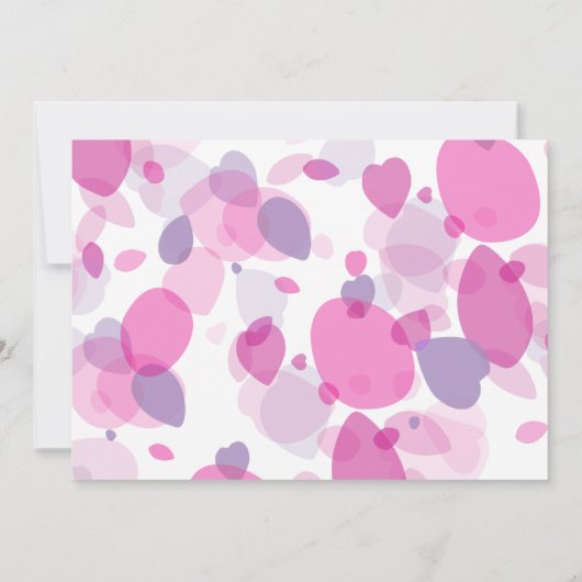 Vrijgezellenfeest Graphic Modern bloemblaadjes Kaart (Achterkant)