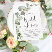 Vrijgezellenfeest Greenery Eucalyptus Succulent In Kaart