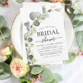 Vrijgezellenfeest Greenery Eucalyptus Succulent Kaart