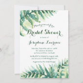 Vrijgezellenfeest Greenery Fern Kaart (Voorkant)