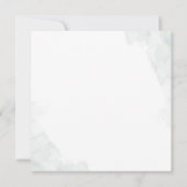 Vrijgezellenfeest groen eucalyptus blos kaart (Achterkant)