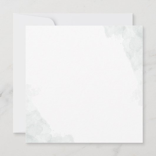 Vrijgezellenfeest groen eucalyptus blos kaart (Achterkant)