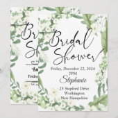 Vrijgezellenfeest, groene bloemkool kaart (Voorkant / Achterkant)