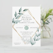 Vrijgezellenfeest | Groene botanische grijze Jade Kaart (Staand voorkant)