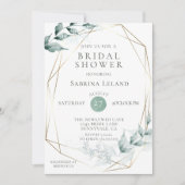 Vrijgezellenfeest | Groene botanische grijze Jade Kaart (Voorkant)