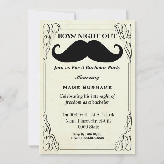 vrijgezellenfeest, groomdouche, feest... kaart (Voorkant)