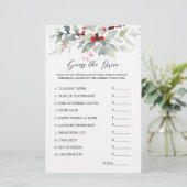 Vrijgezellenfeest Guess Prijs Winterbessen Bladere Briefpapier (Staand voorkant)