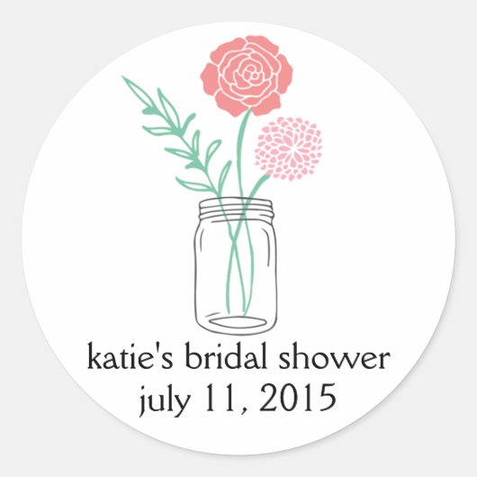 Vrijgezellenfeest gunst Stickers | Botanische Maso (Voorkant)