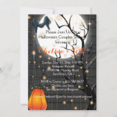 Vrijgezellenfeest Halloween Couple - Uitnodiging (Voorkant)