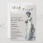 Vrijgezellenfeest Halloween Frankensteins bruid Kaart (Voorkant)