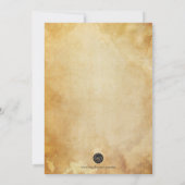 vrijgezellenfeest Halloweenuitnodiging Kaart (Achterkant)