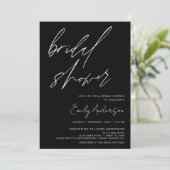 Vrijgezellenfeest handgeschreven minimalistisch sc kaart (Staand voorkant)