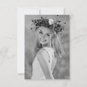 Vrijgezellenfeest - Hartelijk dank - Aangepaste fo Bedankkaart (Achterkant)