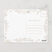 Vrijgezellenfeest Hartelijk dank Briefkaart (Achterkant)