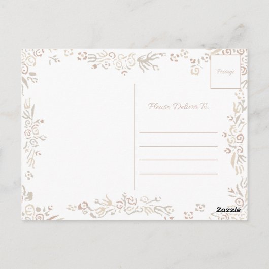 Vrijgezellenfeest Hartelijk dank Briefkaart (Achterkant)