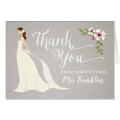 Vrijgezellenfeest - Hartelijk dank - Brunette (Voorkant Horizontaal)