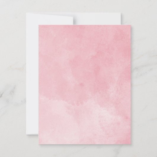 Vrijgezellenfeest Hartelijk dank, roze pony en par (Achterkant)