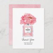 Vrijgezellenfeest Hartelijk dank, roze pony en par (Voorkant / Achterkant)