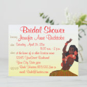 vrijgezellenfeest Hawaii Luau Theme Kaart (Staand voorkant)