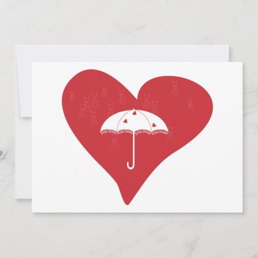 vrijgezellenfeest Heart Kaart (Voorkant)