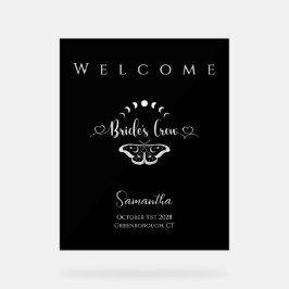 Vrijgezellenfeest hemelgotiek Welkom Acryl Bord