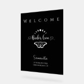 Vrijgezellenfeest hemelgotiek Welkom Acryl Bord (Hoek)