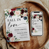 Vrijgezellenfeest Herfst in Liefde Boho Bourgondië Kaart