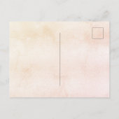 Vrijgezellenfeest herfst in liefde florals sinaasa uitnodiging briefkaart (Achterkant)