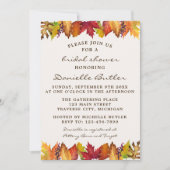 Vrijgezellenfeest herfst leves Fall Wedding Kaart (Voorkant)