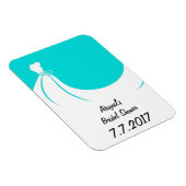 Vrijgezellenfeest Herinnering of Keepsake Magnet Magneet (Rechterzijde)