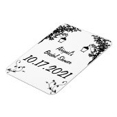 Vrijgezellenfeest Herinnering of Keepsake Magnet Magneet (Linkerzijde)