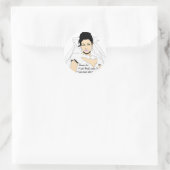 Vrijgezellenfeest Herinnering Ronde Sticker (Tas)