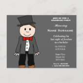 Vrijgezellenfeest, hertenfeest, bruidegom douche.. uitnodiging briefkaart (Voorkant)