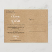 Vrijgezellenfeest Het Datumscript wijzigen Lemons Aankondigingskaart (Achterkant)