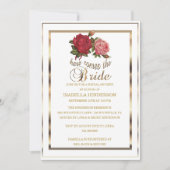 vrijgezellenfeest - Hier komt de Bride - 🌹 🌹 🌹  Kaart (Voorkant)