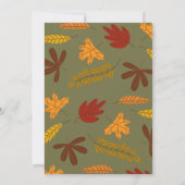 VRIJGEZELLENFEEST | Hier komt de Herfst bride Kaart (Achterkant)