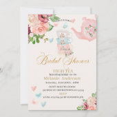 Vrijgezellenfeest high tea Uitnodiging (Voorkant)