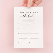 Vrijgezellenfeest hoe de Bride Kaart was