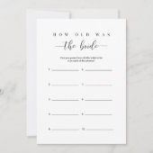 Vrijgezellenfeest hoe de Bride Kaart was (Voorkant)