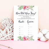 Vrijgezellenfeest hoe oud ze waren kaart