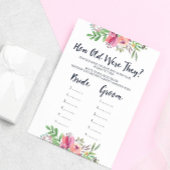 Vrijgezellenfeest hoe oud ze waren kaart