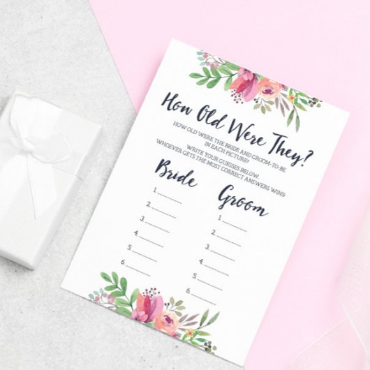 Vrijgezellenfeest hoe oud ze waren kaart