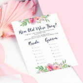 Vrijgezellenfeest hoe oud ze waren kaart